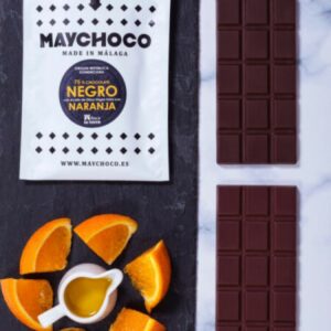 Chocolate Maychoco negro naranja